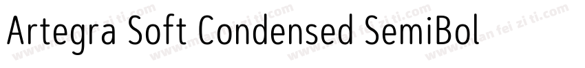 Artegra Soft Condensed SemiBold字体转换